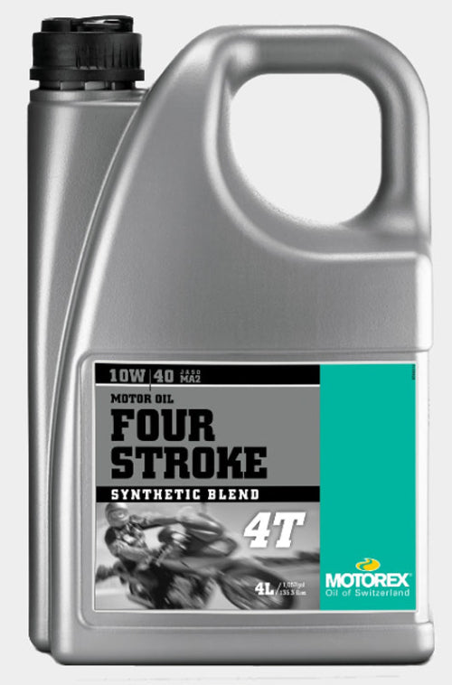 Motorex Four Stroke 4T SAE 10W/40 MA2 4L | Bike Security Lebanon