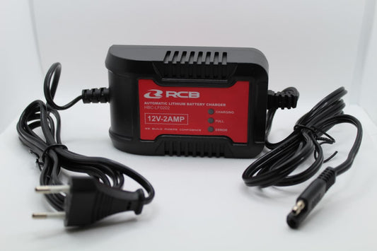 RCB LITHUIM BATTERY CHARGER (12V 2A) | Bike Security Lebanon