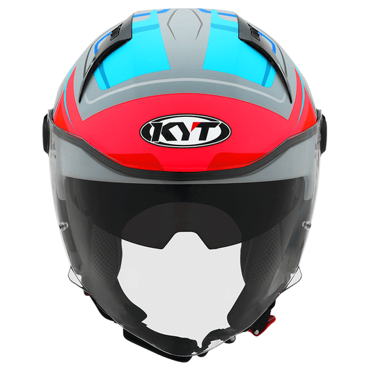 KYT D CITY OVERTECH MATT ASPHALT GREY/BLUE | Bike Security Lebanon