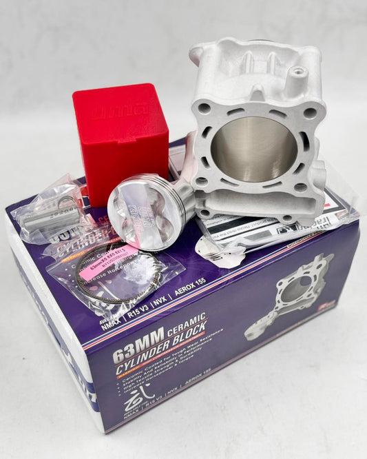 UMA Ceramic Cylinder Block Kit 63mm Yamaha NMAX AEROX scooter engine upgrade Lebanon international shipping