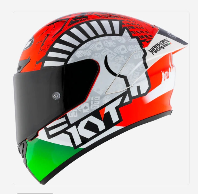 bike helmet nyc KYT NZ Race Warhorse NYC Full-Face Helmet | ECE Approved