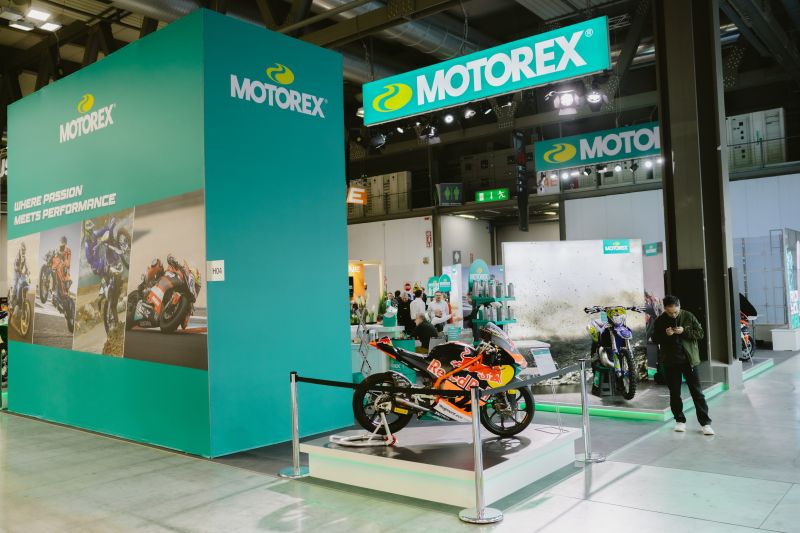 MOTOREX booth at EICMA 2025 Milano