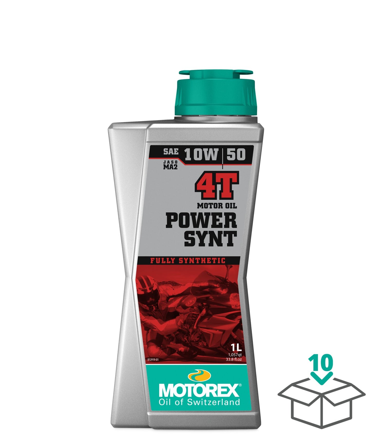 Motorex Power Synt 4T SAE 10W/50 MA2 Yamaha NMAX AEROX scooter motorcycle engine oil Lebanon international shipping