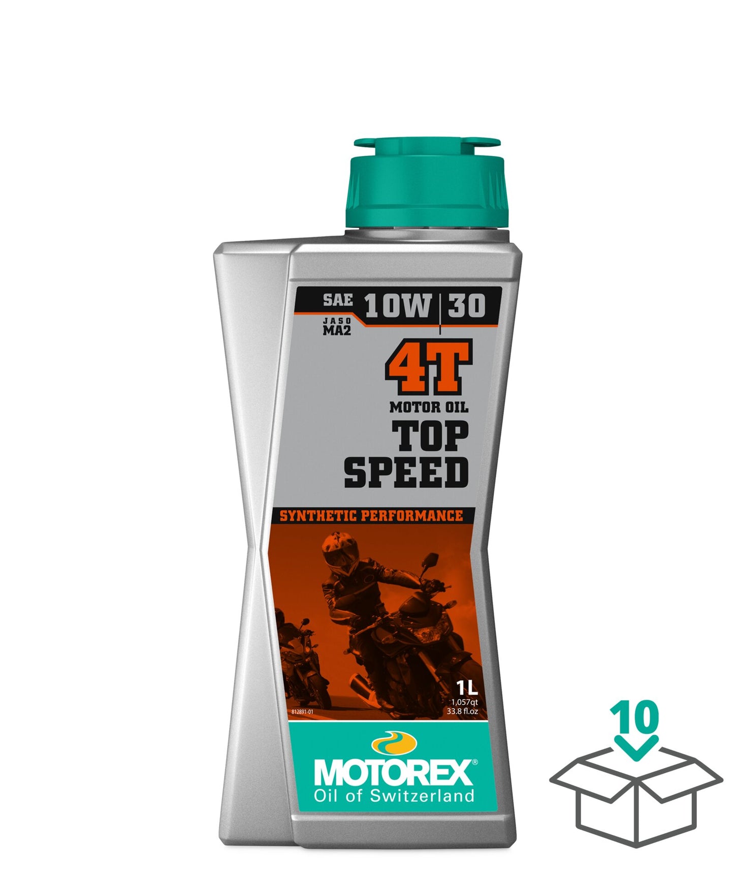 Motorex Top Speed 4T SAE 10W/30 MA2 Yamaha NMAX AEROX scooter motorcycle engine oil Lebanon international shipping