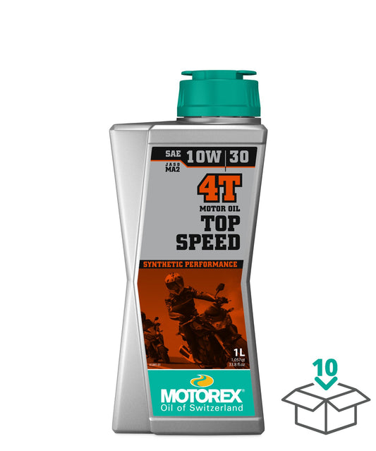 Motorex Top Speed 4T SAE 10W/30 MA2 Yamaha NMAX AEROX scooter motorcycle engine oil Lebanon international shipping