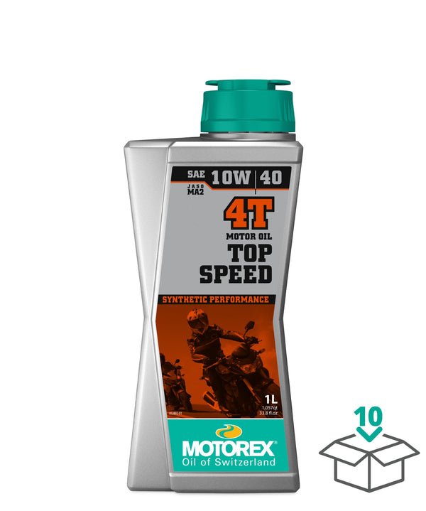 Motorex Top Speed 4T SAE 10W/40 MA2 Yamaha NMAX AEROX scooter motorcycle engine oil Lebanon international shipping