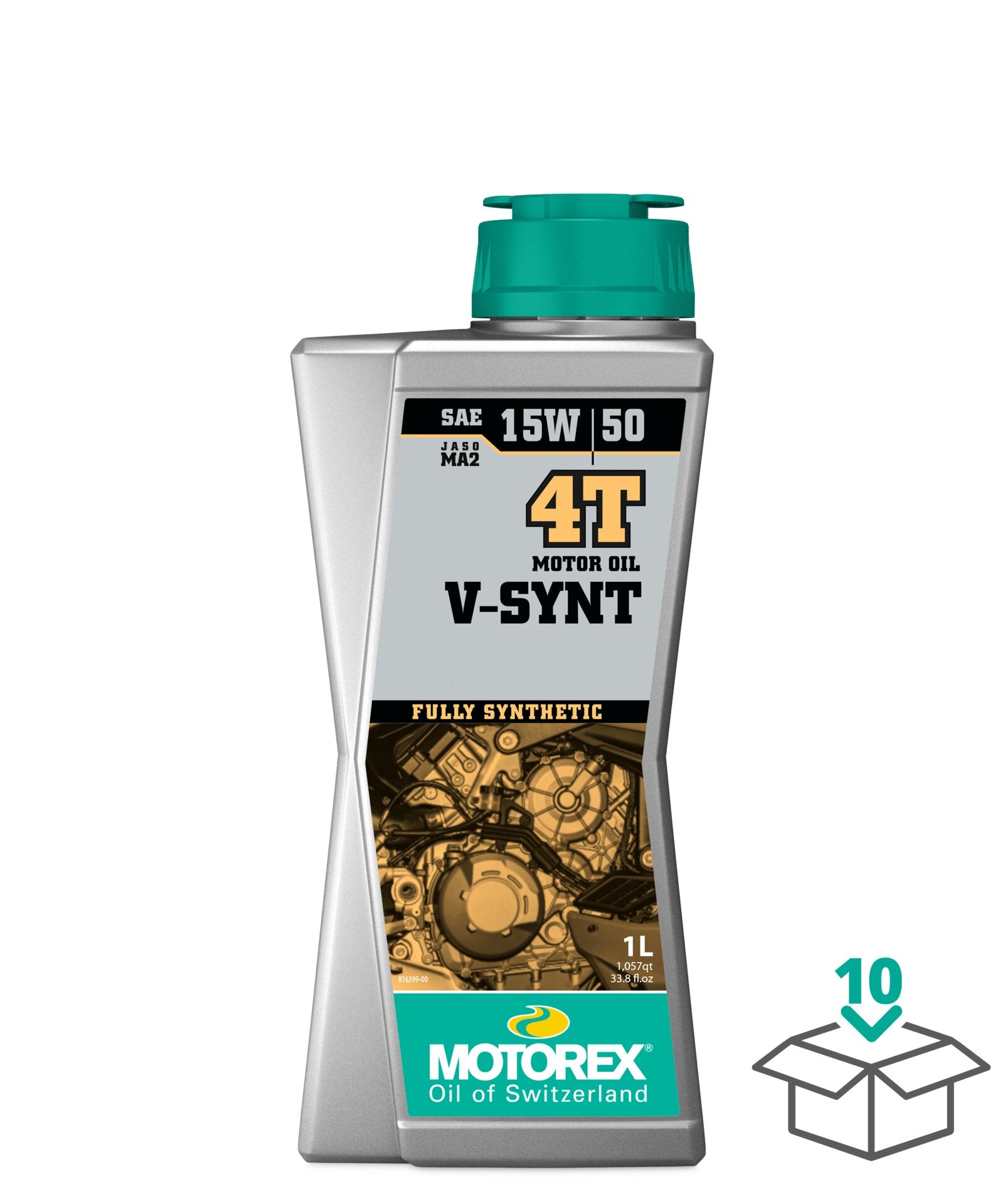Motorex V-Synt 4T SAE 15W/50 Yamaha NMAX AEROX scooter motorcycle engine oil Lebanon international shipping