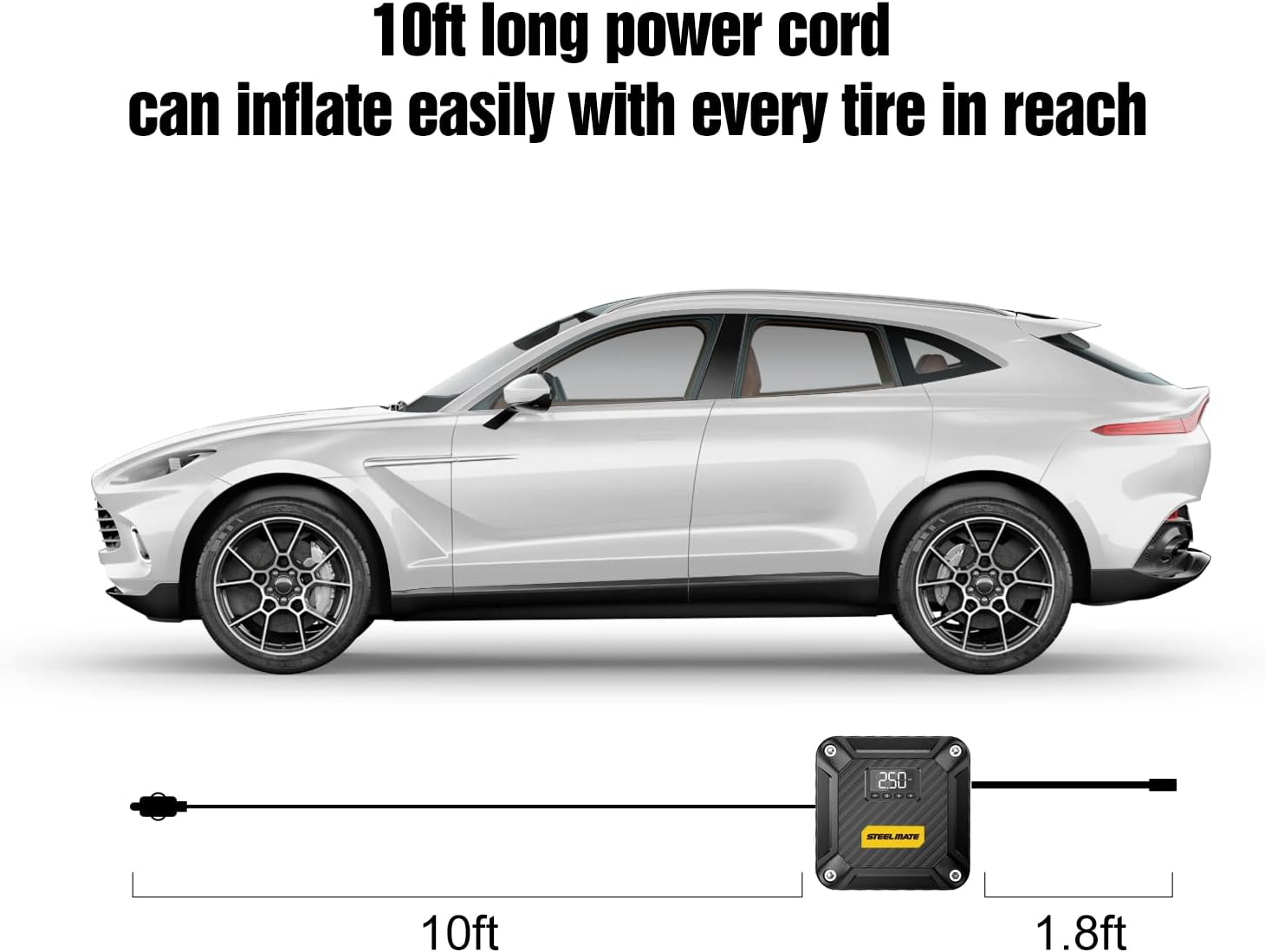 STEELMATE Digital Tire Inflater T5 Lebanon international shipping