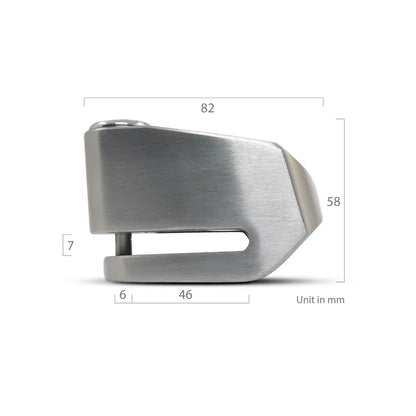 CRANNS VP6 Alarm Disk Lock motorcycle scooter anti-theft security Lebanon international shipping