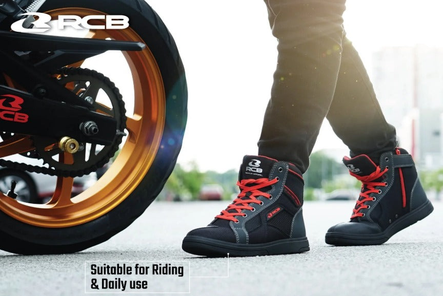 RCB Riding Shoes motorcycle footwear protective comfortable Lebanon international shipping