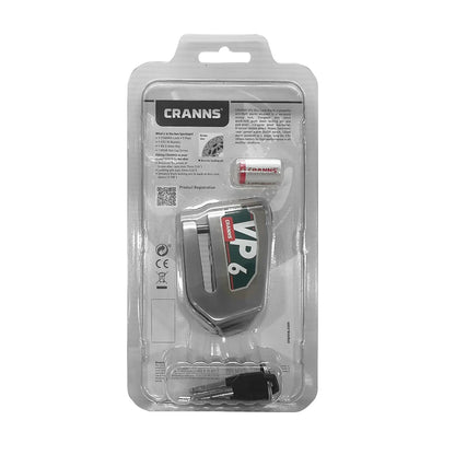 CRANNS VP6 Alarm Disk Lock | Bike Security Lebanon