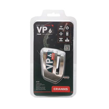 CRANNS VP6 Alarm Disk Lock motorcycle scooter anti-theft security Lebanon international shipping