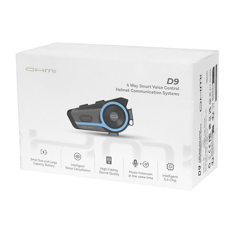 OHMI D9 Helmet Bluetooth Communication System | Bike Security Lebanon