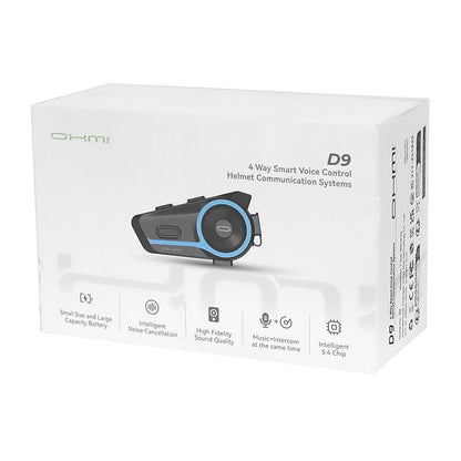OHMI D9 Helmet Bluetooth Communication System | Bike Security Lebanon