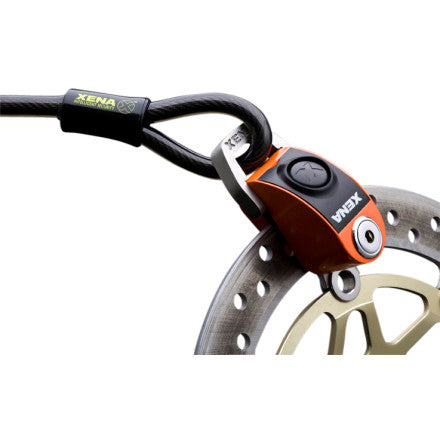 XENA XZZ6L Black Disc Lock + XZA Cable & Adaptor