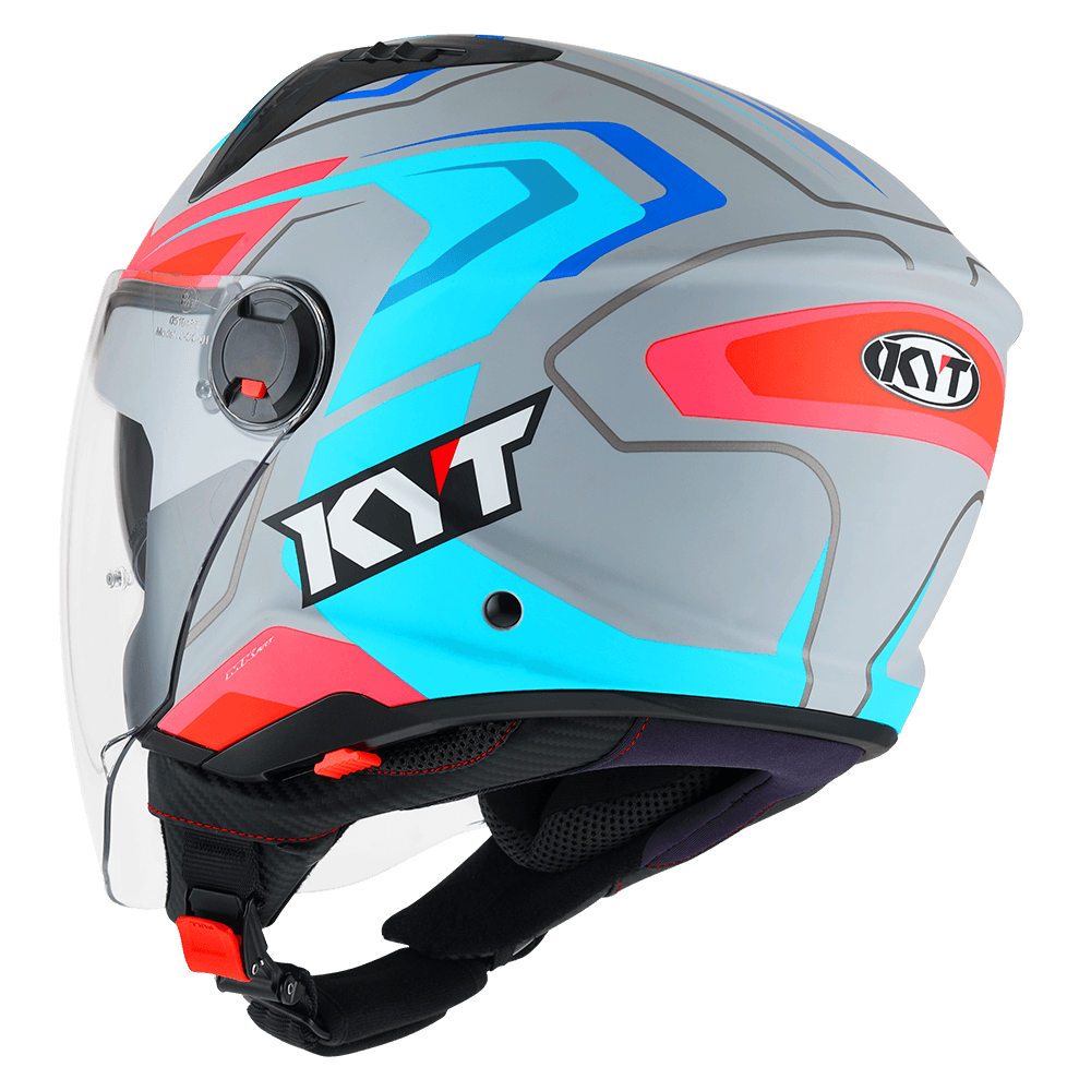 KYT D CITY OVERTECH MATT ASPHALT GREY/BLUE | Bike Security Lebanon