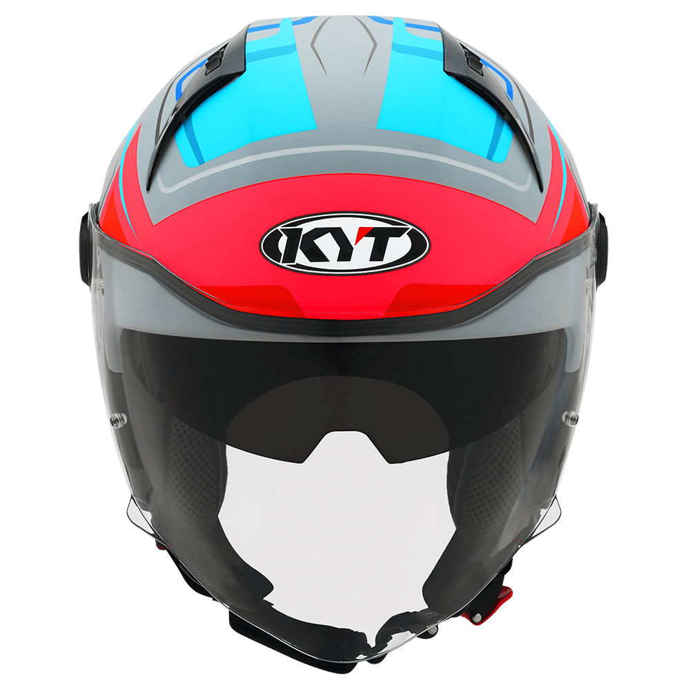 KYT D CITY OVERTECH MATT ASPHALT GREY/BLUE | Bike Security Lebanon