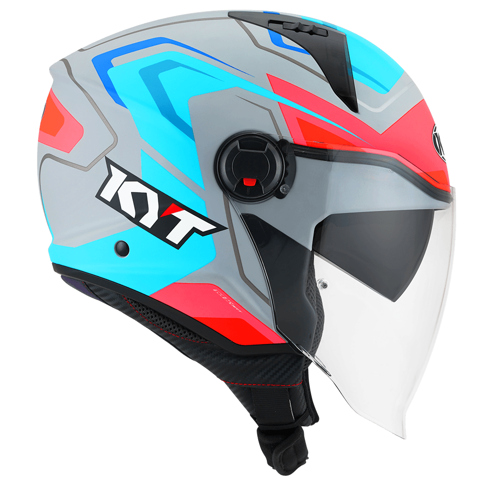 KYT D CITY OVERTECH MATT ASPHALT GREY/BLUE | Bike Security Lebanon