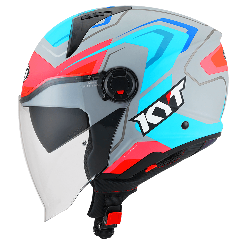 KYT D CITY OVERTECH MATT ASPHALT GREY/BLUE | Bike Security Lebanon