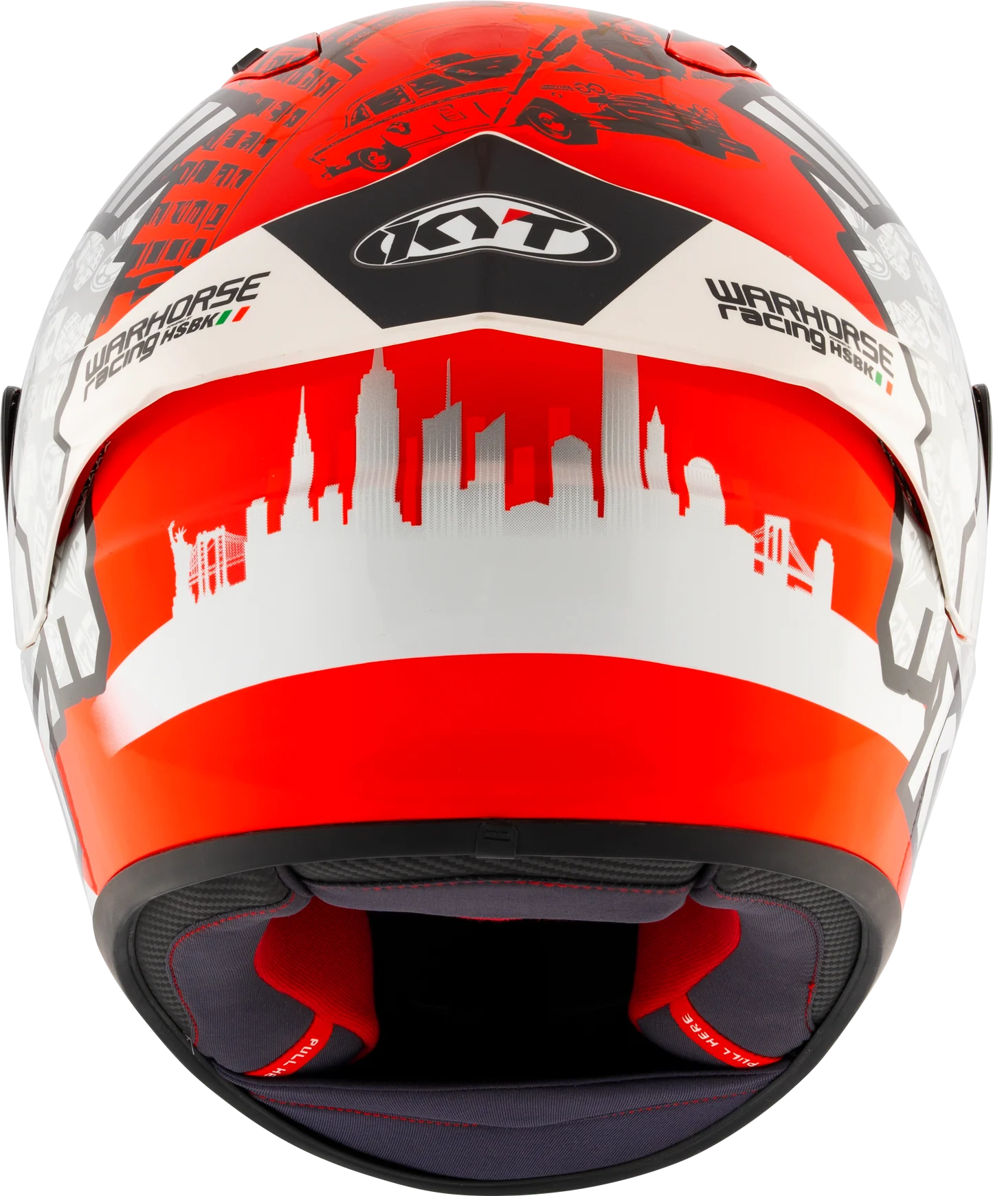 KYT NZ Race Warhorse NYC Full-Face Helmet | ECE Approved