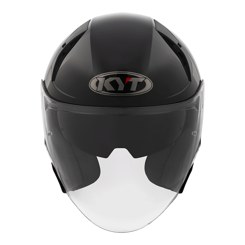 KYT TTR JET PLAIN BLACK | Bike Security Lebanon