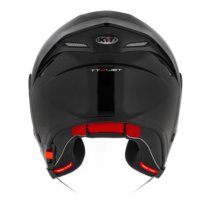 KYT TTR JET PLAIN BLACK | Bike Security Lebanon