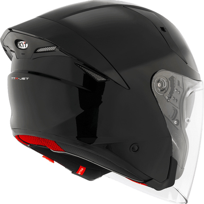 KYT TTR JET PLAIN BLACK | Bike Security Lebanon