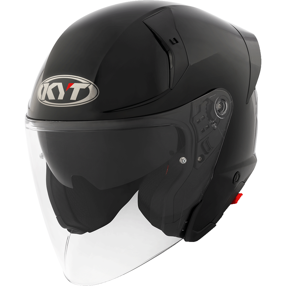KYT TTR JET PLAIN BLACK | Bike Security Lebanon
