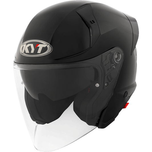 KYT TTR JET PLAIN BLACK | Bike Security Lebanon