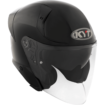 KYT TTR JET PLAIN BLACK | Bike Security Lebanon