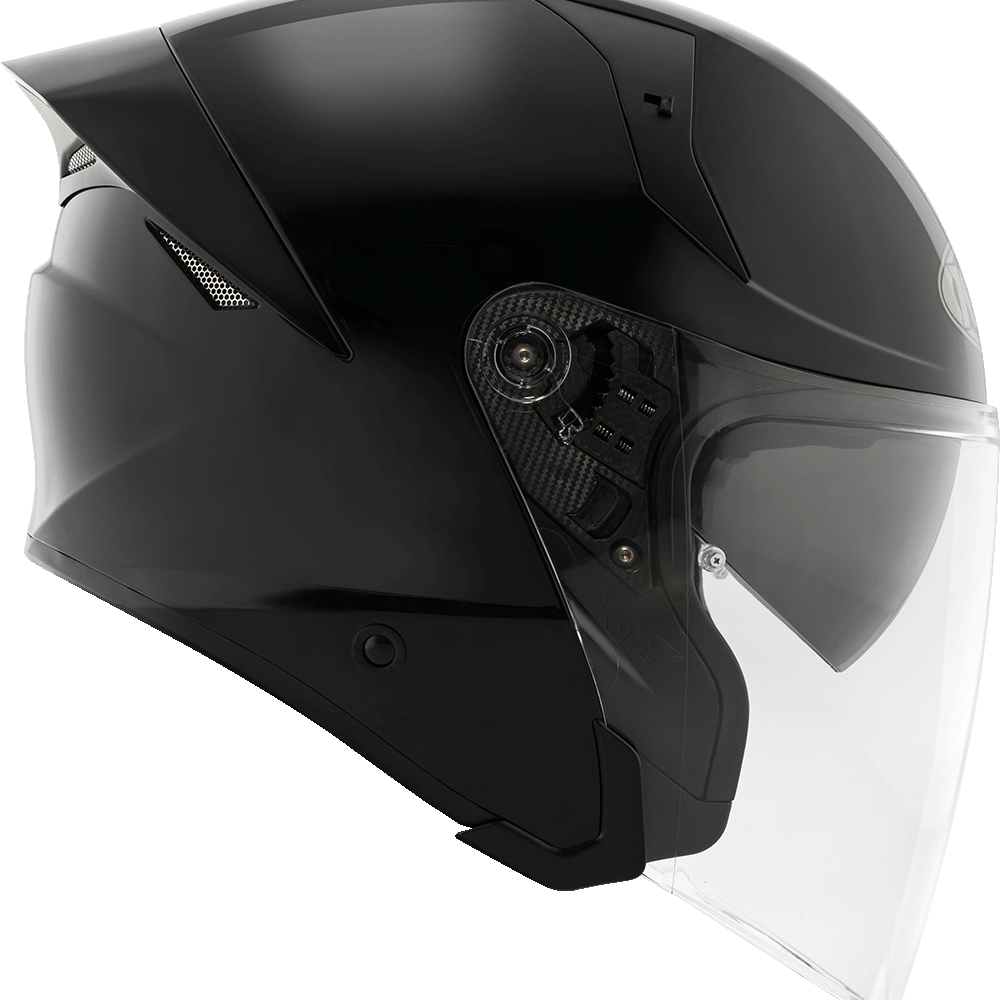 KYT TTR JET PLAIN BLACK | Bike Security Lebanon