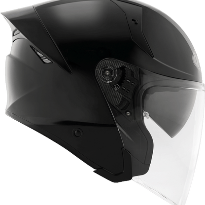 KYT TTR JET PLAIN BLACK | Bike Security Lebanon