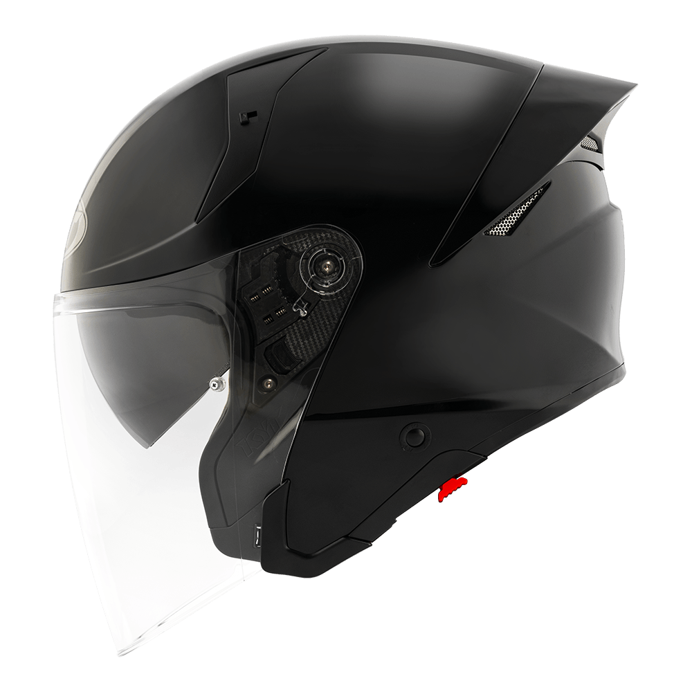 KYT TTR JET PLAIN BLACK | Bike Security Lebanon