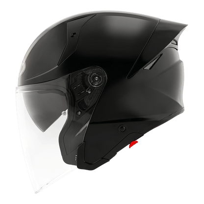 KYT TTR JET PLAIN BLACK | Bike Security Lebanon