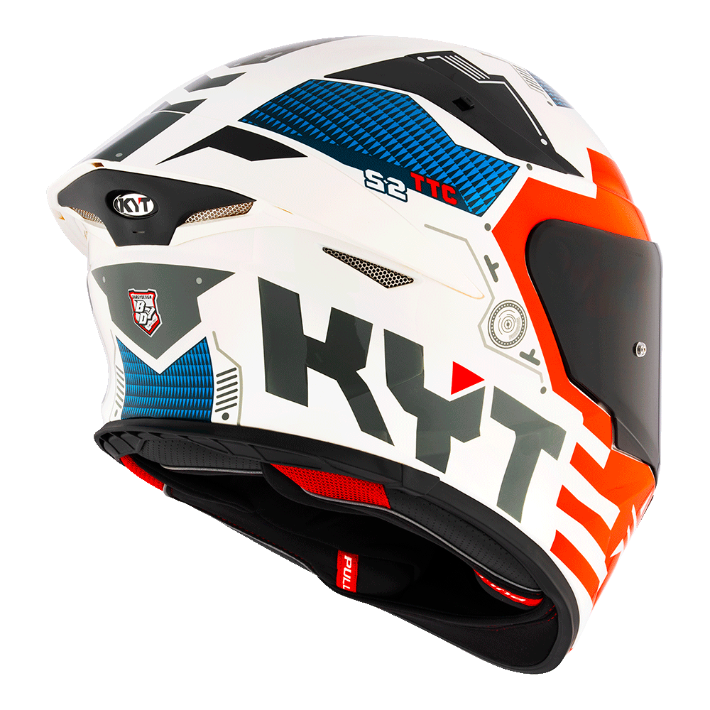 KYT TT-REVO FUSELAGE RED | Bike Security Lebanon
