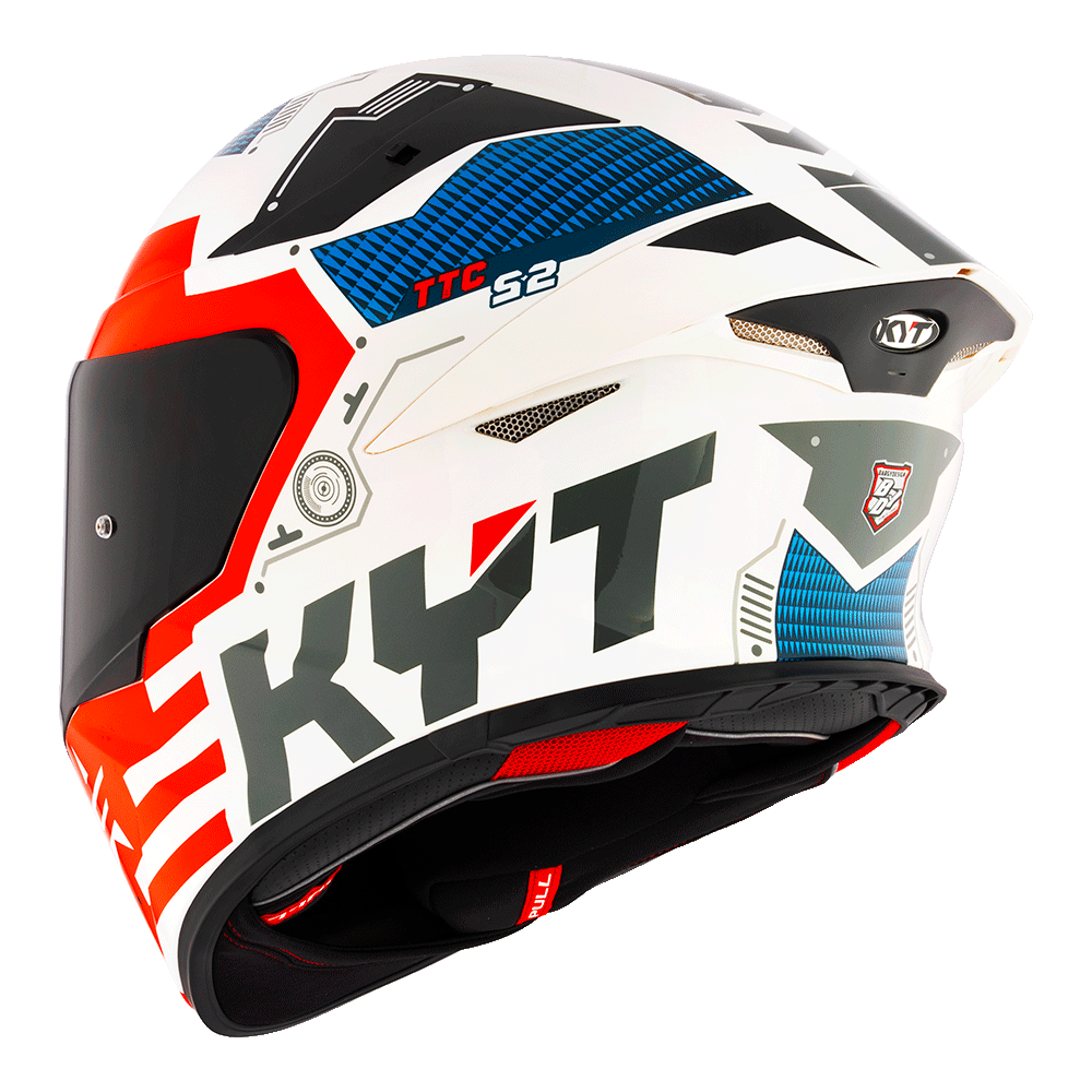 KYT TT-REVO FUSELAGE RED | Bike Security Lebanon