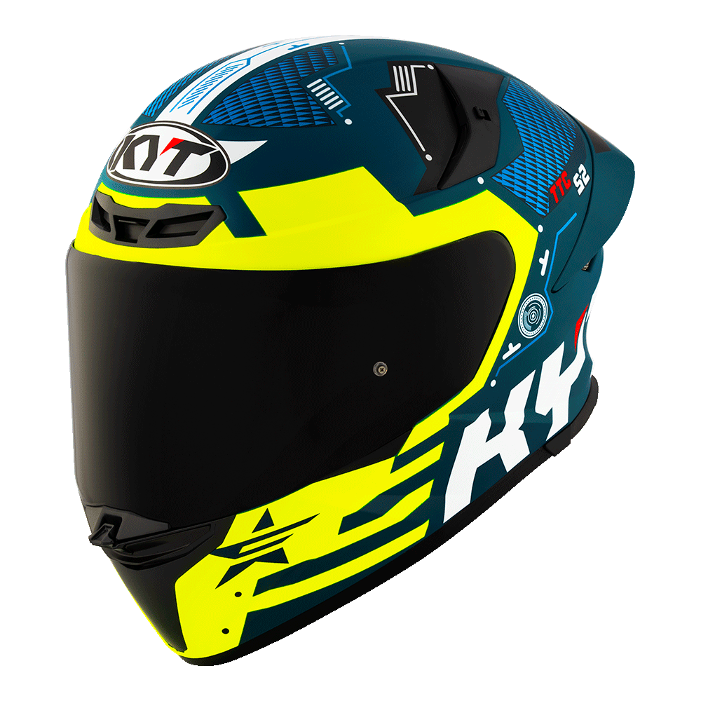 KYT TT-REVO FUSELAGE MATT YELLOW | Bike Security Lebanon