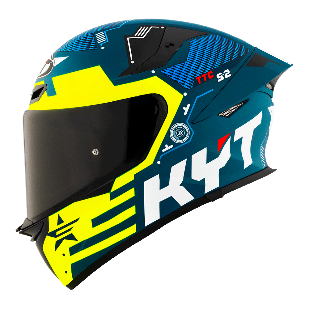 KYT TT-REVO FUSELAGE MATT YELLOW | Bike Security Lebanon