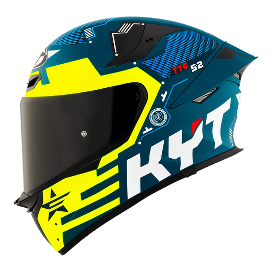 KYT TT-REVO FUSELAGE MATT YELLOW | Bike Security Lebanon