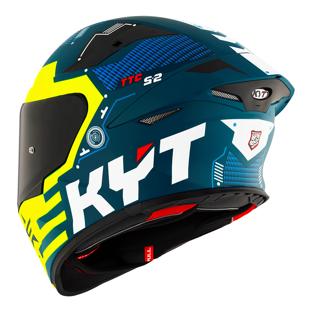 KYT TT-REVO FUSELAGE MATT YELLOW | Bike Security Lebanon