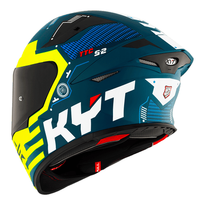 KYT TT-REVO FUSELAGE MATT YELLOW | Bike Security Lebanon
