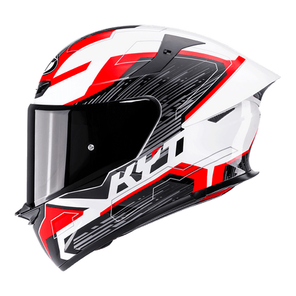 KYT TT-REVO SPEEDING WHITE RED | Bike Security Lebanon