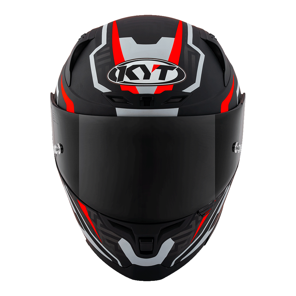 KYT STRIKER SV MATT BLACK/RED | Bike Security Lebanon