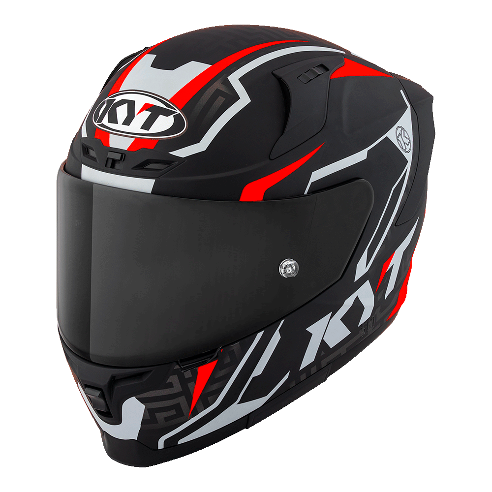 KYT STRIKER SV MATT BLACK/RED | Bike Security Lebanon