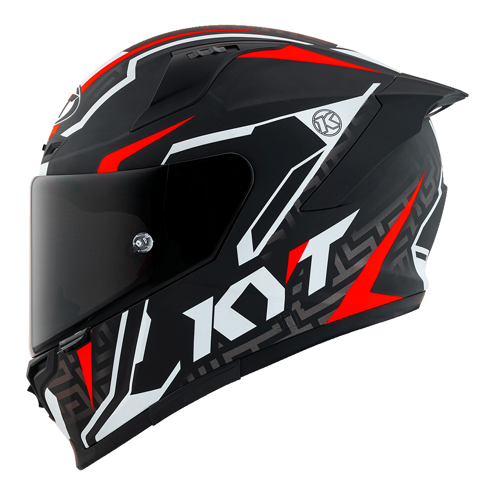 KYT STRIKER SV MATT BLACK/RED | Bike Security Lebanon