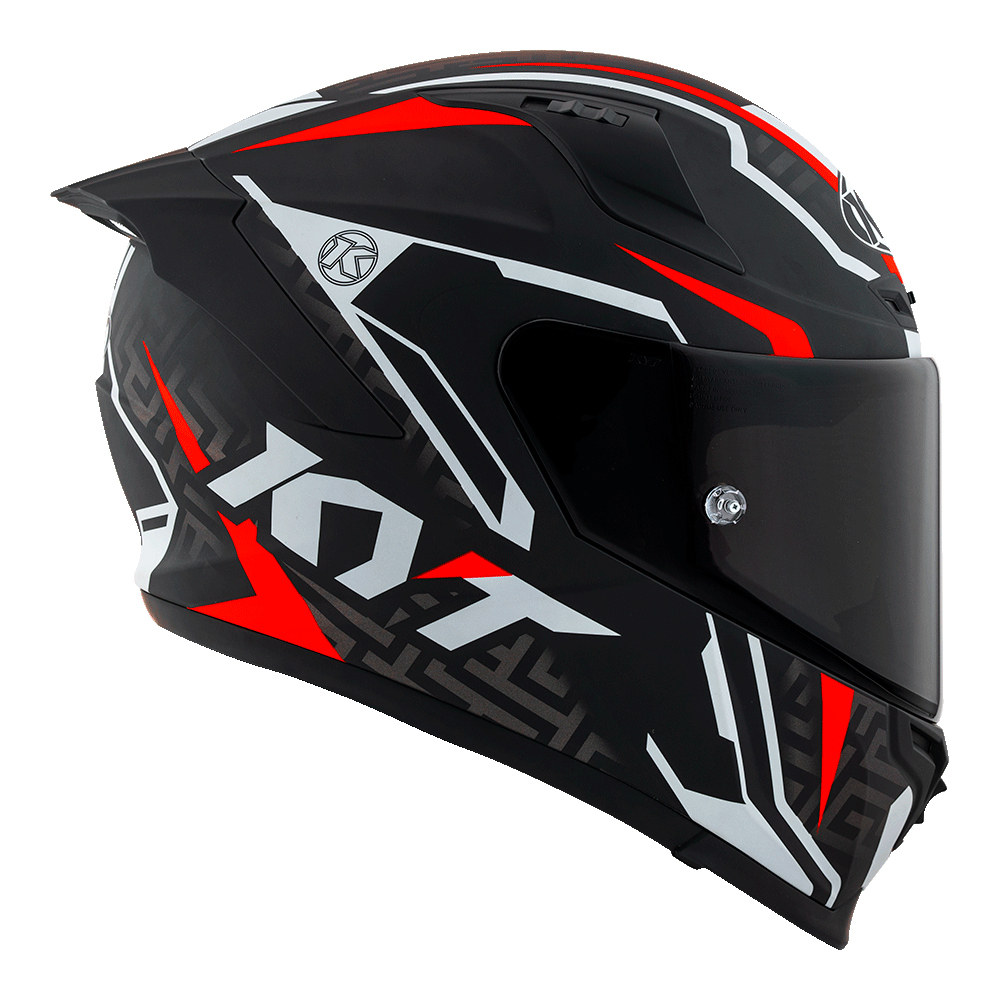 KYT STRIKER SV MATT BLACK/RED | Bike Security Lebanon