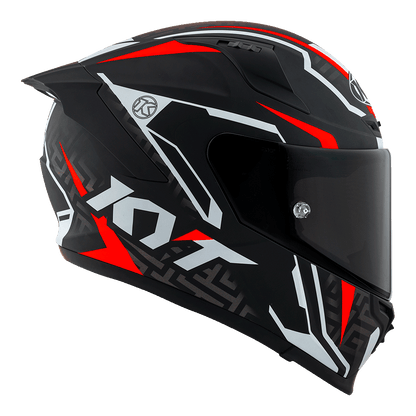 KYT STRIKER SV MATT BLACK/RED | Bike Security Lebanon