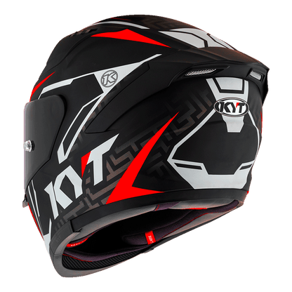 KYT STRIKER SV MATT BLACK/RED | Bike Security Lebanon