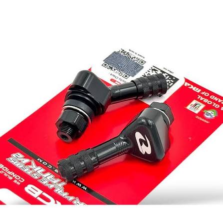 RCB JET 8MM Air Valve Stems Black | Official RCB Distributor in Lebanon - Bike Security