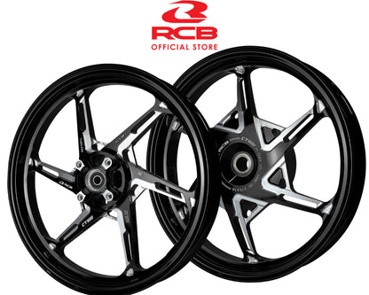 RCB CT600 CNC Rim NVX AEROX V3 2025 Black F-250x14 R-350x14 Disc | Official RCB Distributor in Lebanon - Bike Security